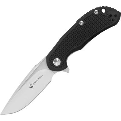 SMGC22M1BK Couteau Pliant Steel Will Cutjack C22M Lame Acier D2 Manche Nylon Noir Linerlock - Livraison Gratuite