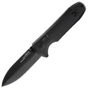 SOG12610157 — Couteau SOG Pentagon XR Lock Blackout Lame Acier CTS-XHP Spear Point Noire Manche G10 Noir Thumb Stud Livraison Gratuite