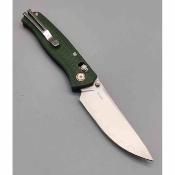 SRM255LMG2 SRM Medal 255L-MG – Couteau Pliant Ambi Lock Lame Drop Point 140Cr Laminé Manche Micarta Vert Ambi Lock - Livraison Gratuite
