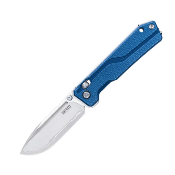 SRM7228BME2 Couteau SRM Rubik Blue 7228B-ME2 Lame Acier Laminé 140Cr Ambi-Lock Pivot Roulements à Billes - Livraison gratuite