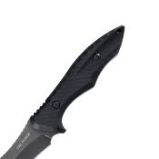 TFFIX120BK Couteau Tac Force Lame Fixed Blade Acier 3Cr13MoV Manche G10 Noir Etui Nylon - Livraison Gratuite