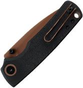 VOSA2610 Couteau VOSTEED Porcupine Lame Acier 14C28N Copper Dune Manche Micarta Black Top Liner Lock - Livraison Gratuite