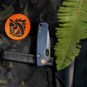 VOSA2621 Couteau Vosteed Porcupine | Lame Acier 14C28N Drop Point Satin | Manche Blue G10 | Top Liner Lock | Livraison Gratuite