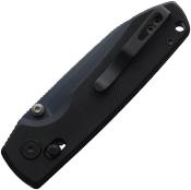 VOSA4910 — Vosteed Raccoon 2.0 Lame Acier Nitro-V 59-61 HRC Blue Stonewash Drop-Point Manche Plaquettes G10 Noir Crossbar Lock Thumb Stud Clip Livraison Gratuite