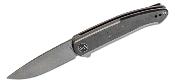 WE200431 Couteau We Knife Smooth Sentinel Fibre Carbone Lame Acier CPM-20CV IKBS - Livraison Gratuite