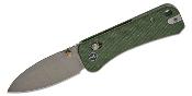 WE230753 Couteau We Knife Banter 2 Crossbar Lock Lame Drop Point Acier S35VN Manche Micarta Green Pivot Céramique - Livraison Gratuite