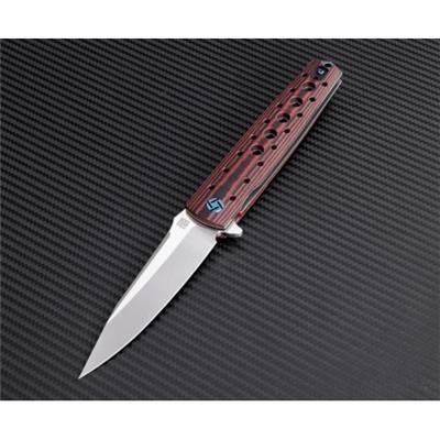 Couteau Artisan Virginia Acier M390 Manche Red G-10 ATZ1807GBRM - Free Shipping