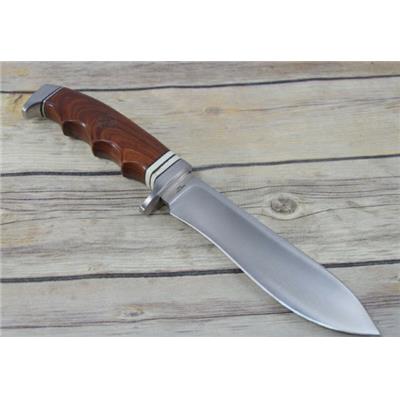 BR0157 Couteau Browning Red Sandalwood Acier Inox Etui - Livraison Gratuite