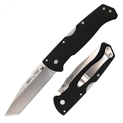 CS26WT Couteau Cold Steel Air Lite Tanto Acier AUS-10 Manche G10 Lockback Clip - Livraison Gratuite