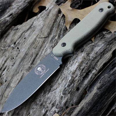 Couteau de Survie ESEE Laser Strike Acier 1095 Manche Micarta Made In USA ESLSPTG - Free Shipping