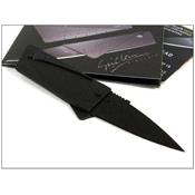 Couteau CARTE de CREDIT IAIN SINCLAIR Black CARDSHARP 2 Folding IS1B - Free Shipping