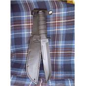 Couteau KA1211 - Ka-bar USA USMC Fighting Knife Plain Black - LIVRAISON GRATUITE