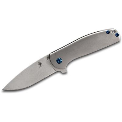 Couteau Kizer Cutlery Laconico Gemini Acier CPM-S35VN Manche AL6V4 Titanium Framelock KI3471 - Free Shipping