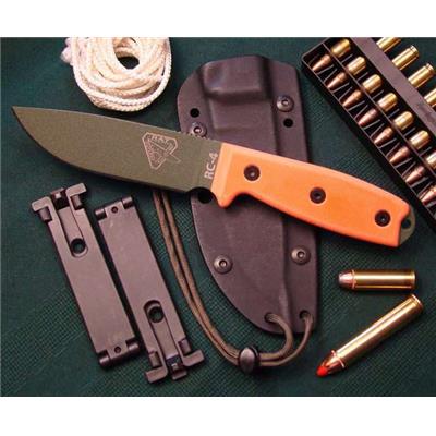 COUTEAU RAT CUTLERY ESEE - RAT Cutlery RC-4 Orange OD Knife COUTEAU DE COMBAT RAT CUTLERY RC4POD - LIVRAISON GRATUITE