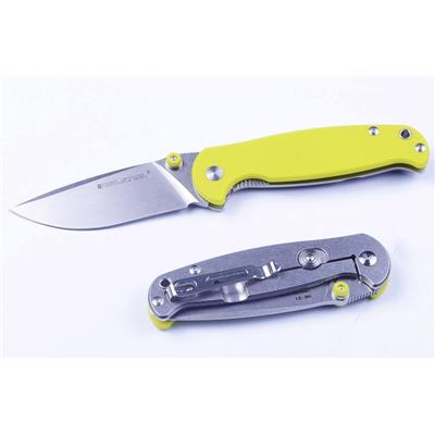 Couteau Real Steel H6-S1 Fruit Green Lame Acier 14C28N Manche G-10 Framelock RS7775 - Free Shipping