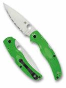 SC244SGR Couteau Spyderco Native Chief Lightweight Salt | Lame Acier LC200N SpyderEdge | Manche Green FRN | Lockback | Made in USA | Livraison Gratuite