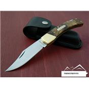 COUTEAU DE CHASSE Schrade 'Old Timer' Golden Bear 6OTW IRONWOOD Pocket/Hunting Knife SCH6OTW