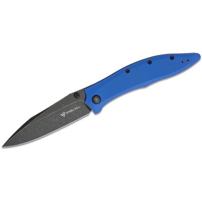 Couteau Steel Will GIENAH F35-23 Lame Acier D2 Manche G10 Blue SMGF5323 - Livraison Gratuite