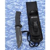 Couteau de Combat Des Marines USMC Acier 440C Manche G-10 Etui Nylon USM2009SW - Free Shipping