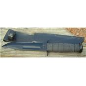 Couteau KA1256 KA-BAR short PLAIN EDGE Lame Carbone 1095 Etui Cuir USA - Livraison Gratuite