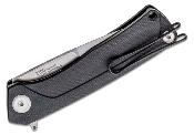  ANVZ100008 Couteau Acta Non Verba Z100 Flipper Lame Drop Point Acier N690 Manche G10 Noir Liner Lock - Livraison Gratuite