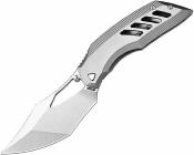 ATZ1887GGY Couteau Artisan Cutlery Dark Wing | Lame Acier S35VN Stonewash | Manche Titane Gris | Livraison Gratuite