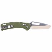 BFOGK001GNB Couteau BlackFire | Lame Acier D2 Satin Tanto | Manche Nylon Green | Pivot Lock | Livraison Gratuite