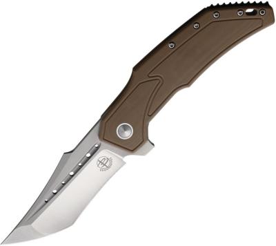 BG009 Couteau Begg Knives Astio Tan Lame Tanto Acier D2 IKBS - Livraison Gratuite