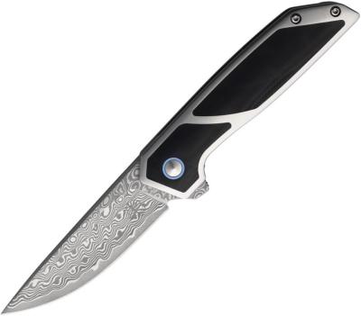 BG015 Couteau Begg Knives Diamici Black Lame Acier Damas IKBS - Livraison Gratuite