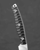 BTKFK07A Bestech Heidi Blacksmith 3 – Couteau fixe lame Acier 14C28N Manche G10 Black étui Kydex – Livraison Gratuite