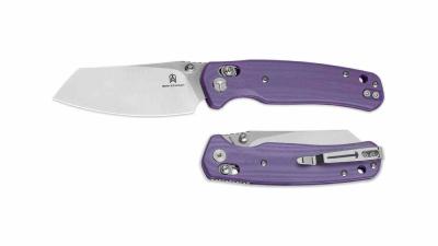 BTKMK06M Bestechman Cicada’s Wing | Couteau Pliant EDC | Lame Acier 10Cr15MoV | Manche G10 Purple | Verrouillage B-Lock - Livraison Gratuite