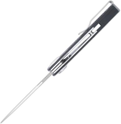 CBTSCTGRVBK  Couteau CobraTec EDC Scout Lame Drop Point Acier VG-10 Manche Grivory Sécurité Par Bouton -  Livraison Gratuite