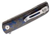 CIVC20009BA Couteau Civivi Bo Blue Carbon Fiber Lame Nitro-V Roulement IKBS - Livraison Gratuite