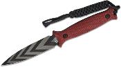 CIVC230263 Couteau CIVIVI Perfrico Burgundy G-10 Lame Dague Acier 14C28N Etui Kydex - Livraison Gratuite