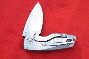 CM19418 Couteau Camillus LK6 Lame Acier 440 Titane Manche G10/Acier Framelock - Livraison Gratuite