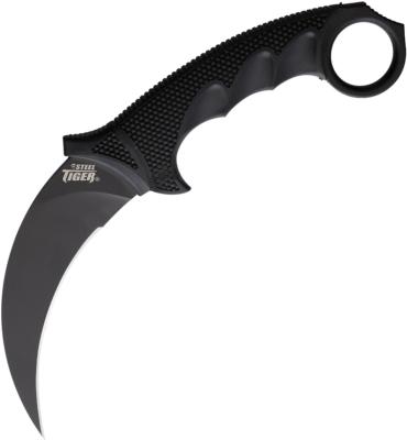 CS49KSTBKBK Cold Steel Tiger Karambit Black Lame Acier AUS-8 Black Etui Secure-Ex - Livraison Gratuite  