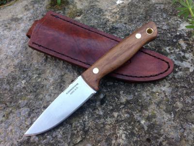 CTK15034C Bushcraft Condor Mayflower Lame Acier 440C Etui Cuir El Salvador - Livraison Gratuite