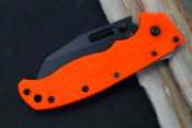 DEMAD205F23B Couteau Demko AD20.5 Shark Lock Orange Lame Acier AUS-10A Blk IKBS - Livraison Gratuite