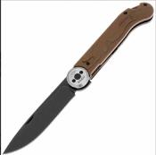 DGR2401BRBW Daggerr Knives Peremen Mys – Couteau Pliant Lame Acier 8Cr14MoV Black Linerlock Manche Brown FRN – Livraison Gratuite