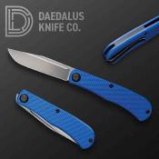 DKCL1 Daedalus Knife Co. The Lab – Couteau Lame Acier 154CM Manche Aluminium Bleu Liner Lock Ball Bearing – Livraison Gratuite