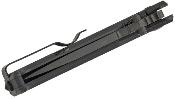 DPXHSF305 Couteau DPx Gear HEST/F 3.0 Triple Black - Lame Drop Point Acier Sleipner - Manche G10 et Titane - Frame Lock - Italy - Livraison Gratuite