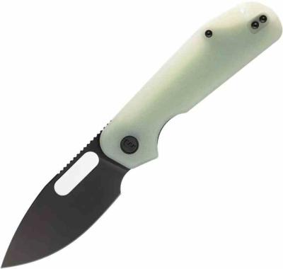 EUT016 Couteau Eutektik EFD | Lame Acier 14C28N Black Manche G10 Jade Liner Lock - Livraison Gratuite