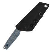 G011A6 — Couteau Kansept Parr Lame Acier D2 Drop Point Manche Micarta Bleu Etui Kydex - Livraison Gratuite