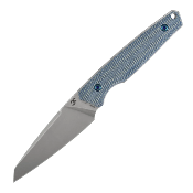 G011A6 — Couteau Kansept Parr Lame Acier D2 Drop Point Manche Micarta Bleu Etui Kydex - Livraison Gratuite