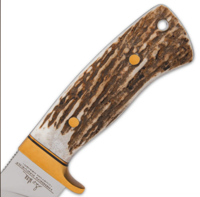 GH5084GS Poignard Hibben Chugach Hunter Lame 1.4116 Manche Bois de Cerf Etui Cuir - Livraison Gratuite