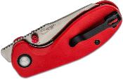 J1918REF Couteau CJRB Maileah Red Lame AR-RPM9 Manche G10 IKBS - Livraison Gratuite