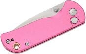 J1934PK Couteau CJRB Mica Pink Alu Lame Acier AR-RPM9 Satin Button Lock IKBS - Livraison Gratuite