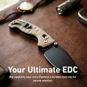 J1970BDE Couteau CJRB Doubletap | Lame Drop Point Acier D2 | Manche Desert G10 Recoil Lock V2 - Livraison Gratuite