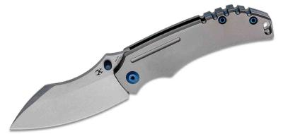 K1018A3 Couteau Kansept Knives Pelican Bleu Lame S35VN Manche Titane IKBS - Livraison Gratuite
