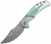 K1089B4 Kansept Orion Limited Edition – Couteau pliant Frame Lock Lame Acier CPM S35VN Manche Titanium Green & Satin - Livraison Gratuite